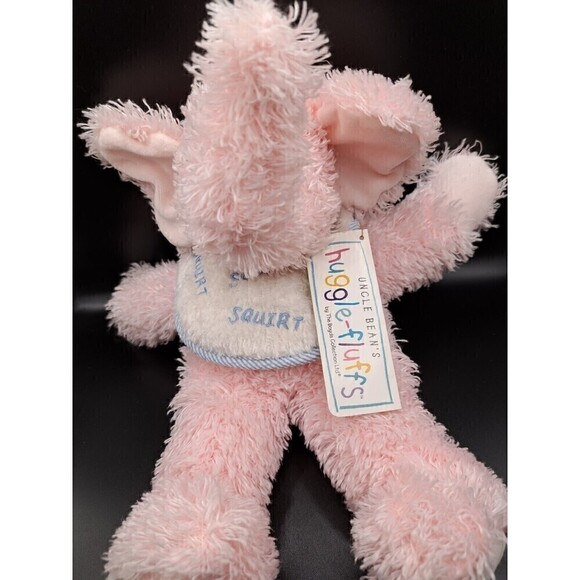 Boyds Retired Huggle - Fluffs Pink Elephant Tillie - Picture 1 of 3